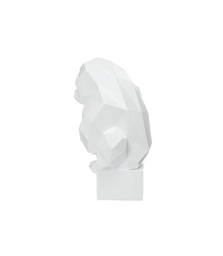 Statue Design Sculpture Kenya 50cm Blanc