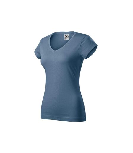 T-shirt Femme Bleu Marine Foncé Malfini