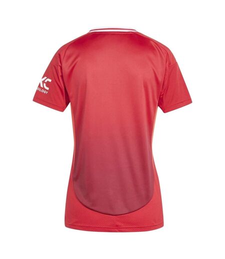 Maillot Domicile Motif/style Manchester United Fc 24/25 Femme Rouge Adidas