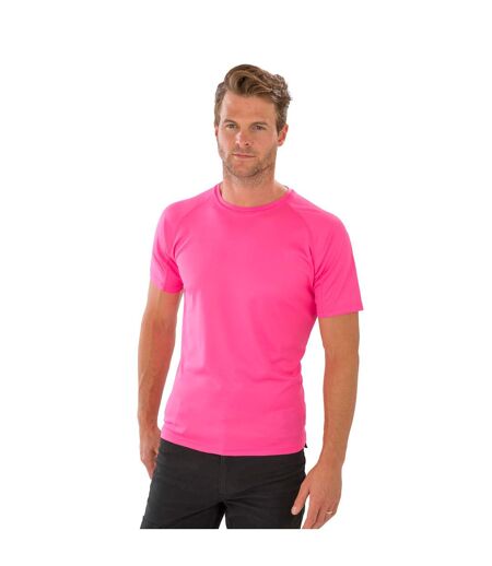 Spiro - T-shirt Aircool - Homme (Rose Fluo) - UTPC3166