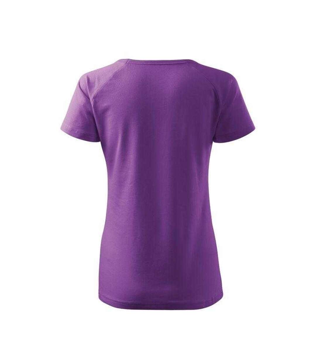 T-shirt Motif/style Rêve Femme Violet Clair Malfini-2