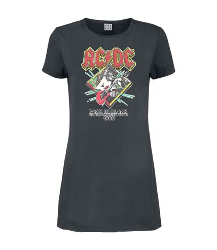 Robe t-shirt north america tour femme charbon AC/DC