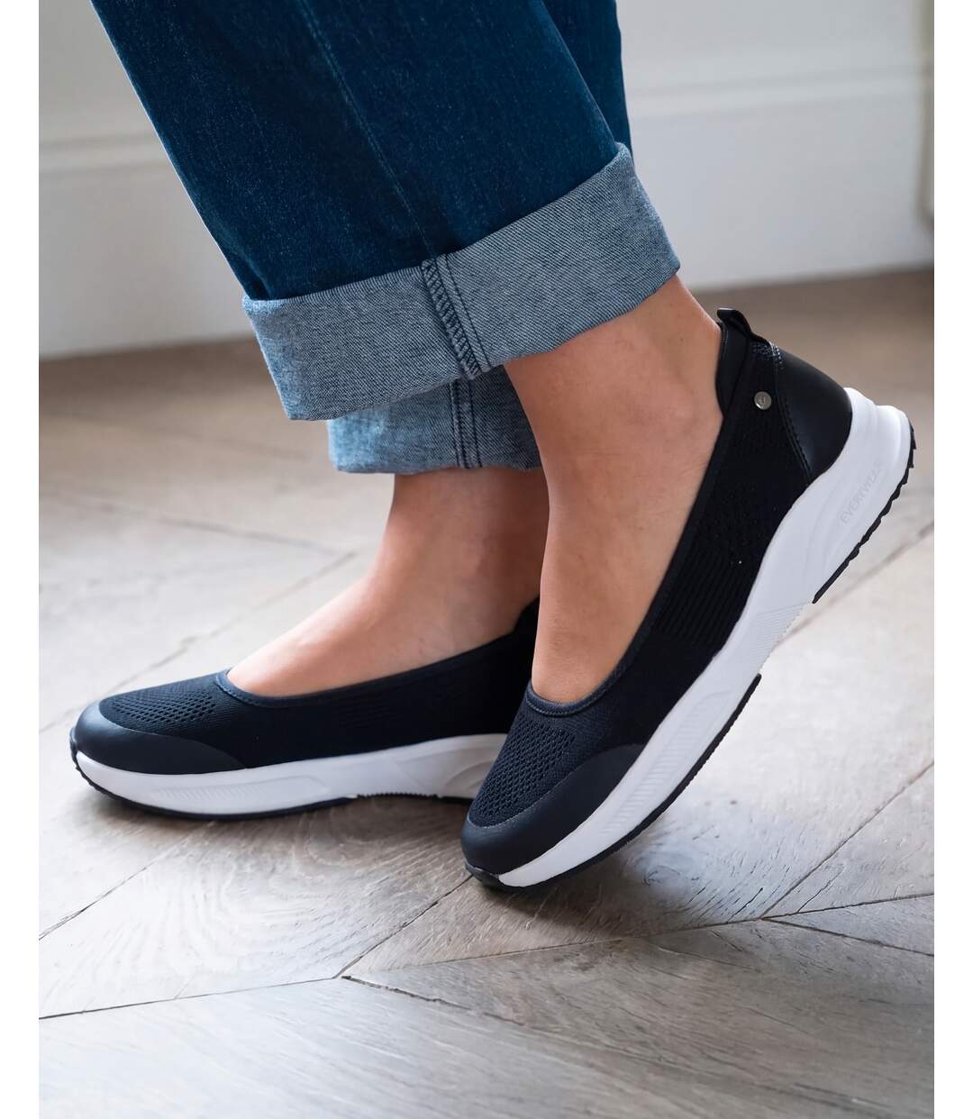 Isotoner Ballerines femme slip on, souple et légère-2