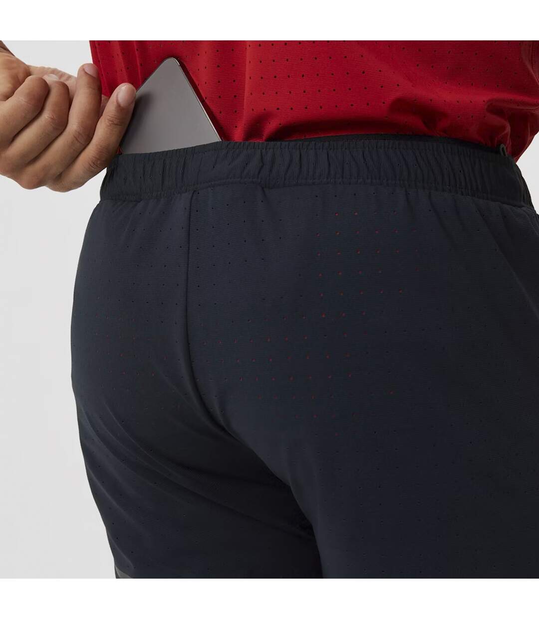 Running Breathable and Lightweight Perforated Sport Shorts for Men-4