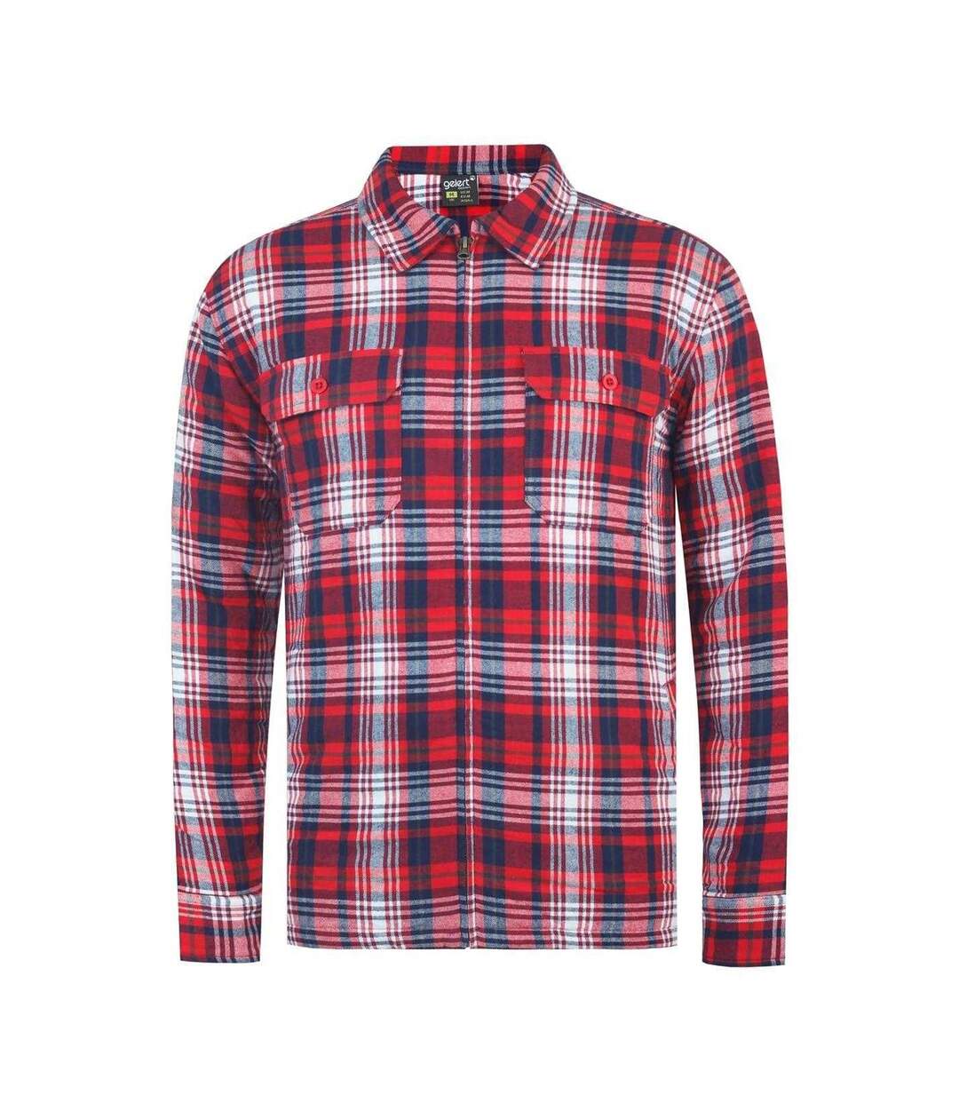 Chemise Manches Longues Homme Rouge Gelert-1