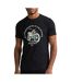 T-Shirt noir homme petrol industries classic print 1-1