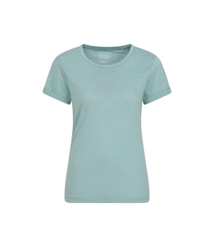 T-shirt bude femme vert pâle Mountain Warehouse