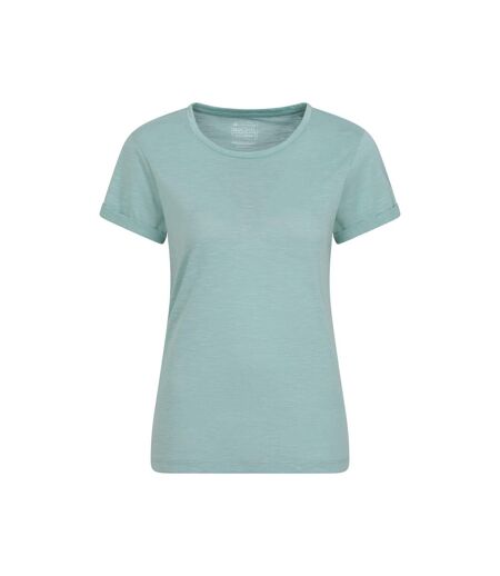 T-shirt bude femme vert pâle Mountain Warehouse