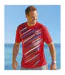 Atlas For Men Mens Sports T-Shirt (Pack of 3) (White/Red/Blue) - UTAF107-4