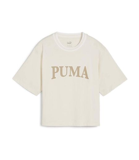 T-shirt Beige Femme Puma Squad - L