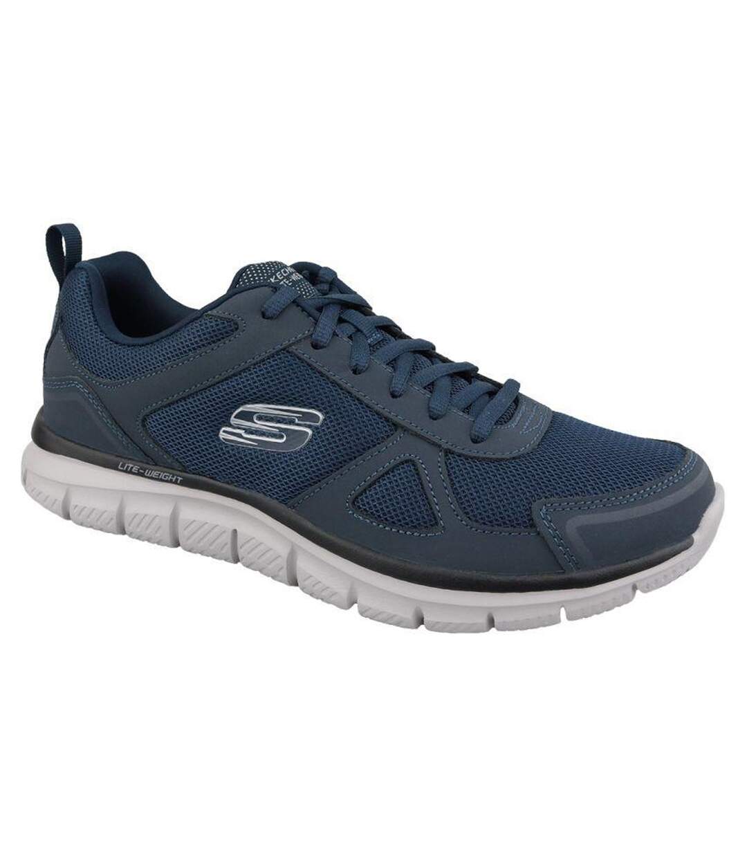 Chaussures Track Scloric Homme Bleu Marine Foncé Skechers-1