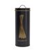 Boîte à Spaghetti en Métal Lounge 31cm Noir-1