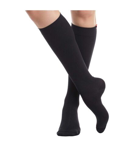 1 Pack Wide Calf Cotton Graduated Compression Socks | 15-20 mmHg