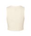 Bella + Canvas Womens/Ladies Plain Micro-Rib Muscle Crop Top (Solid Natural) - UTRW10115