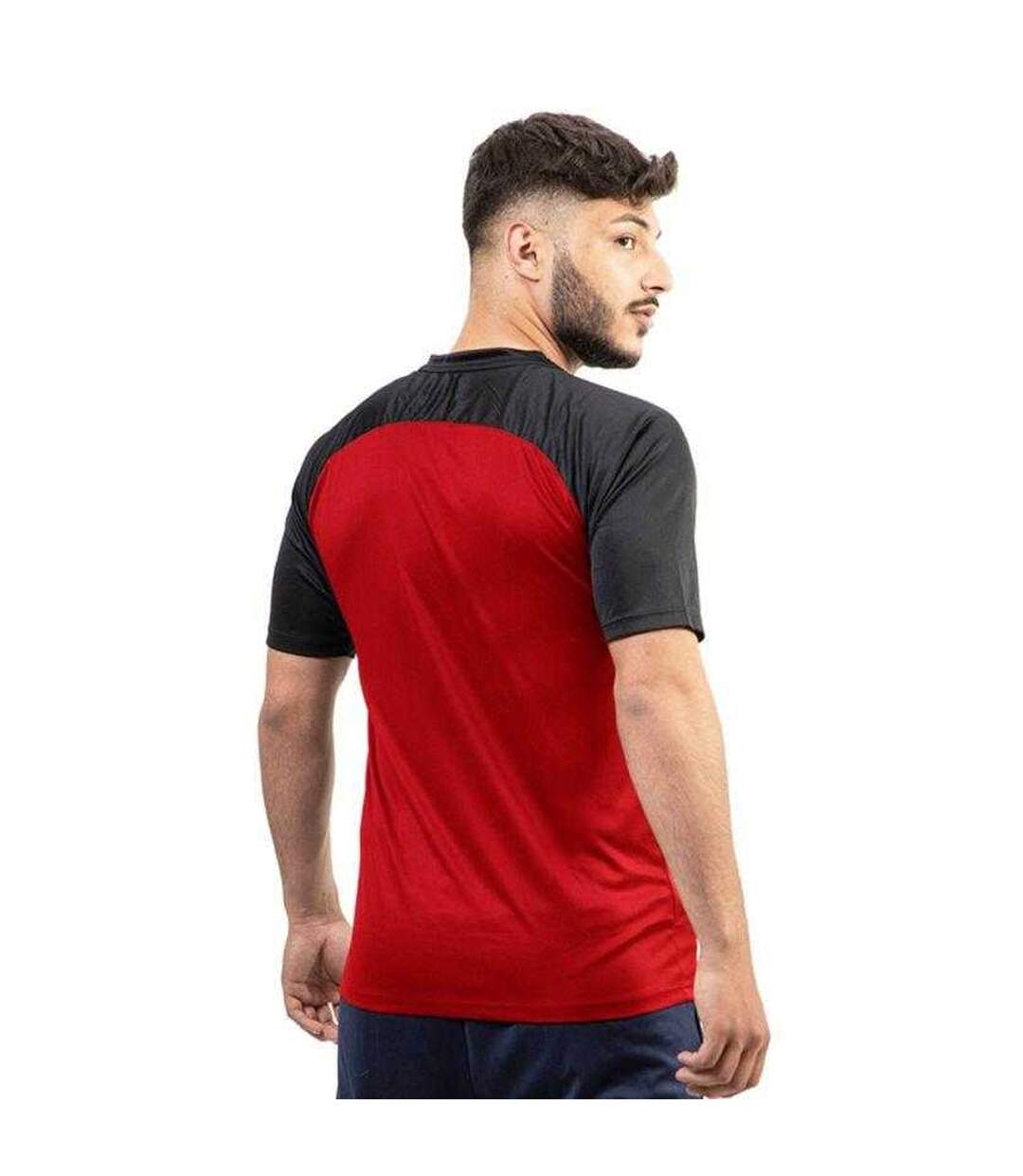 T-shirt Capo Homme Noir Rouge Givova-3