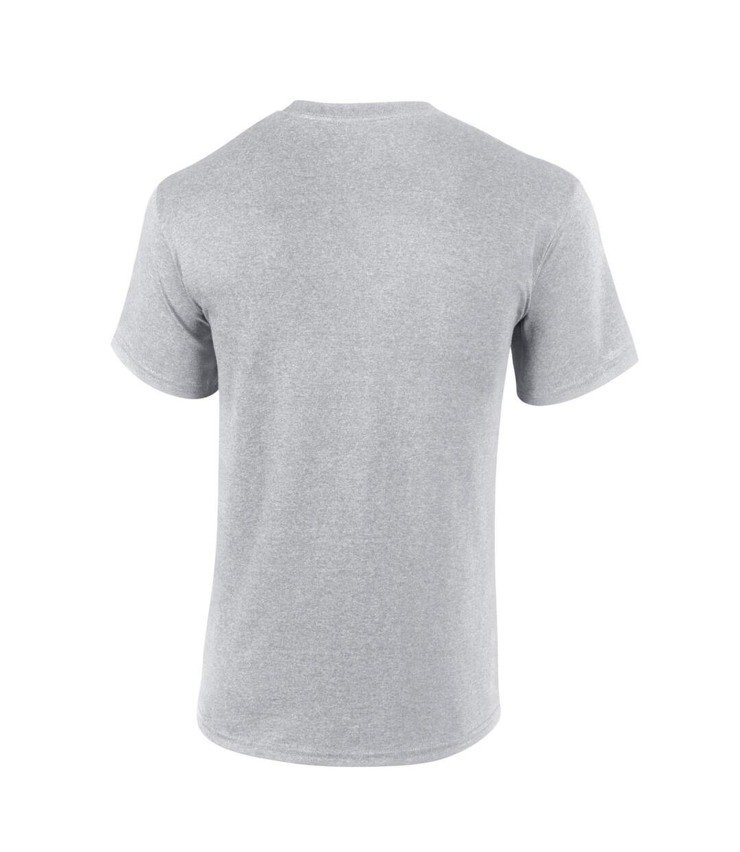T-shirt Ultra Adulte Gris Gildan-2