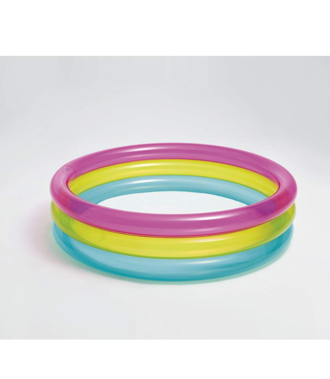 Piscinette pataugeoire gonflable Rainbow - Diam. 86 x H. 25 cm-1