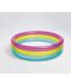 Piscinette pataugeoire gonflable Rainbow - Diam. 86 x H. 25 cm-1