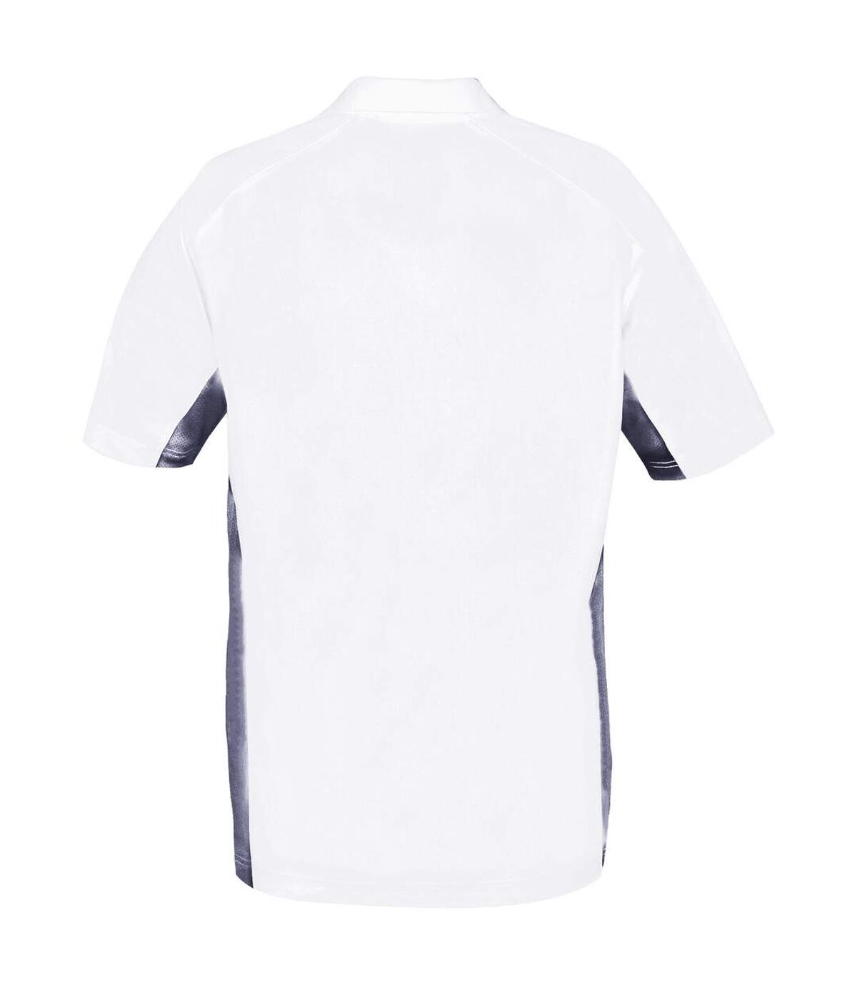 Stormtech Mens Two Tone Short Sleeve Lightweight Polo Shirt (White/Navy)