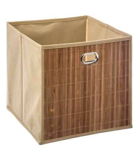Boîte de Rangement Bambou Mix n'Modul 31x31cm Naturel