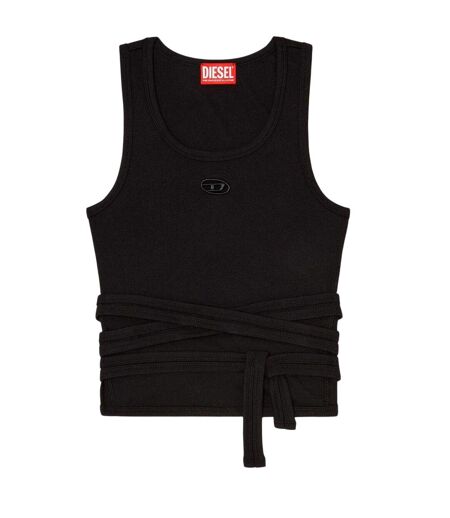 Haut Court Sans Manches Motif/style Lanières Femme  Diesel