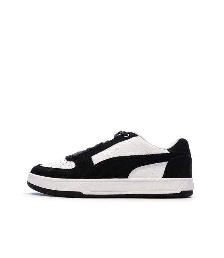 Baskets blanches/noires homme puma caven 2.0 mono