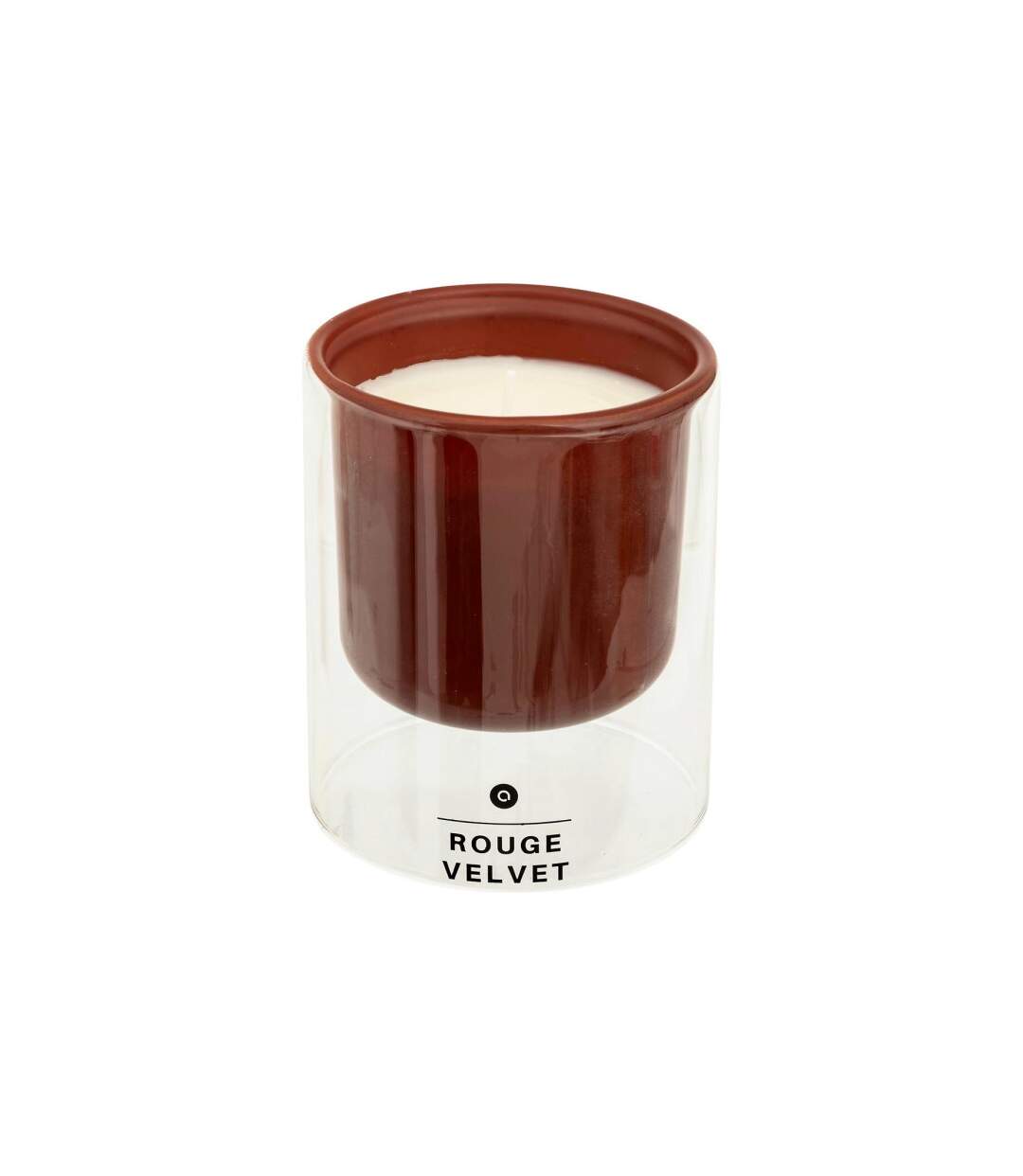 Bougie Parfumée en Verre Ilan 220g Rouge Velvet-1