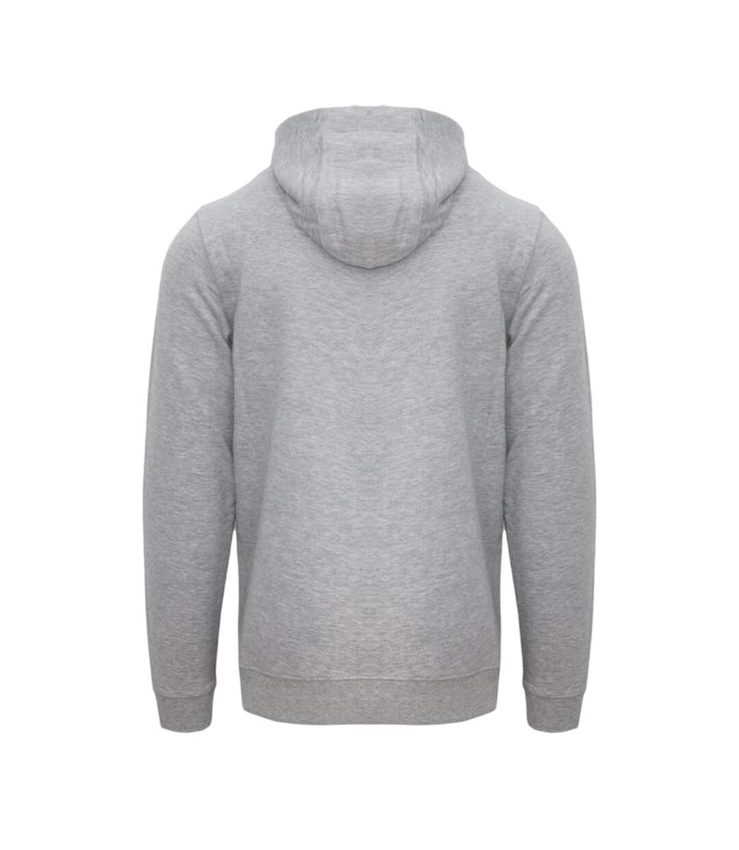 Sweat À Capuche Motif/style Signature Homme Gris Aquascutum-2