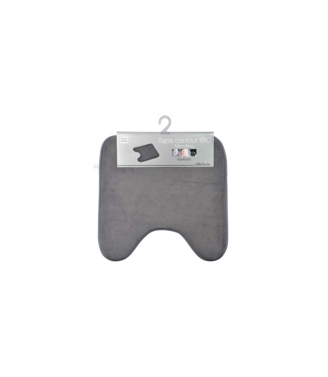 Tapis Contour WC Vitamine II 45x45cm Anthracite-2
