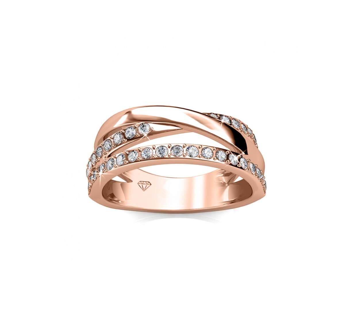 Bague Luminous Bow, Cristal d'Autriche-2