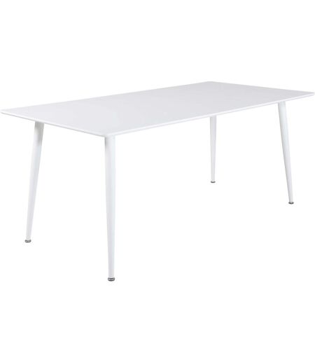 Table de repas en MDF Polar 180 x 90 cm Blanc