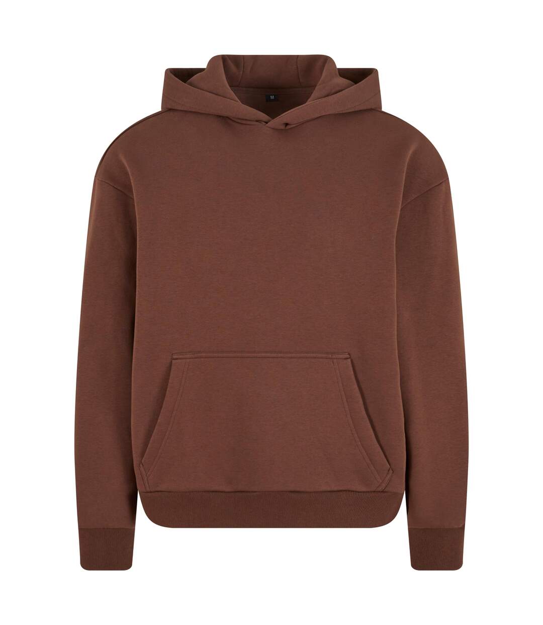 Sweat À Capuche Homme Marron Foncé Build Your Brand-2