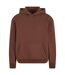 Sweat À Capuche Homme Marron Foncé Build Your Brand-2