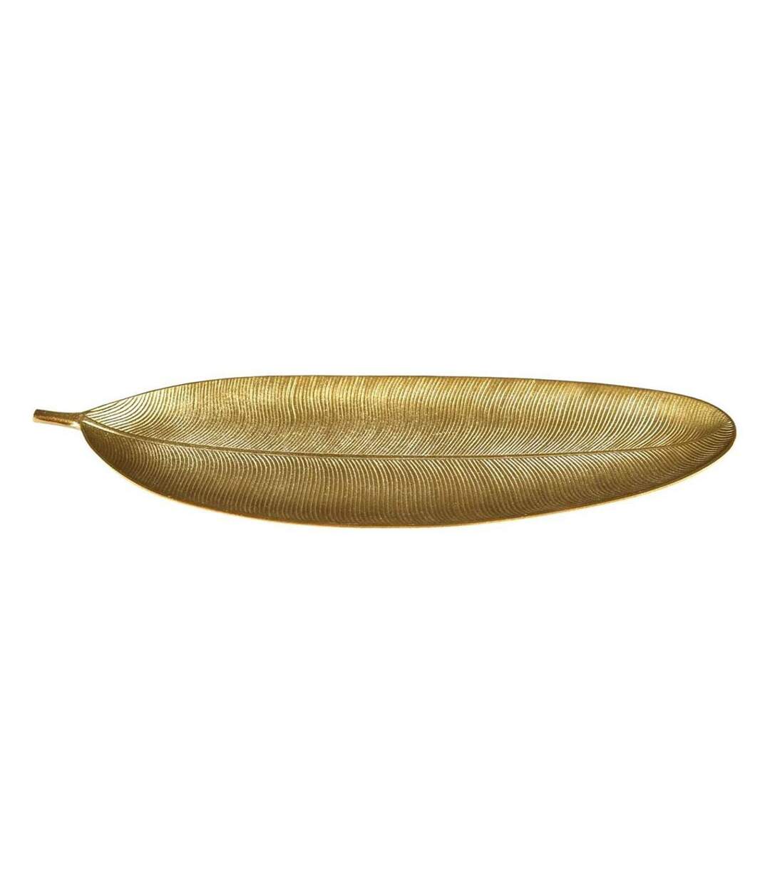 Vide-Poche Design Feuille de Bananier 59cm Or-1