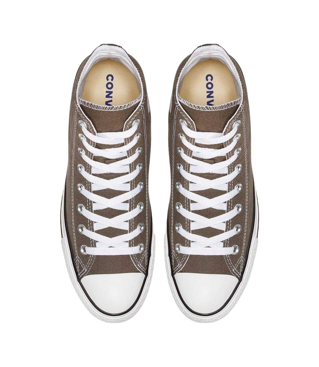 Womens/ladies Chuck Classic Hi High Top Trainers Charcoal Converse-3