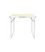 Table de Camping Pliable Bain de Soleil 80cm Jaune