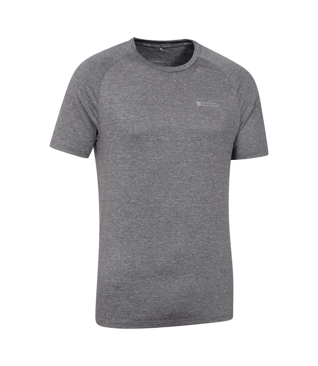 T-shirt agra homme gris foncé Mountain Warehouse-3