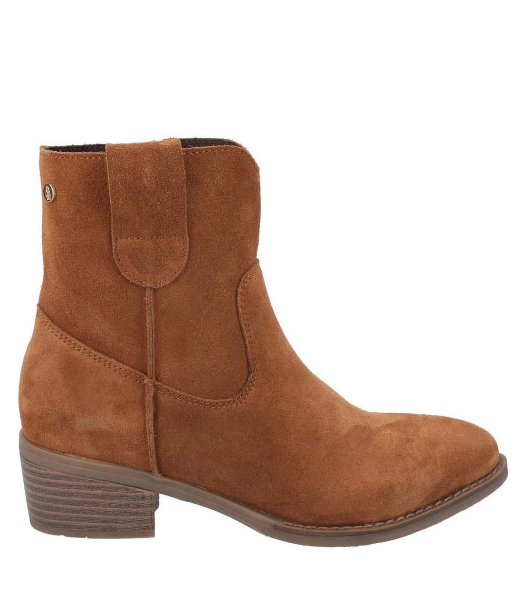 Hush Puppies Womens/Ladies Iva Suede Ankle Boots (Tan) - UTFS8390