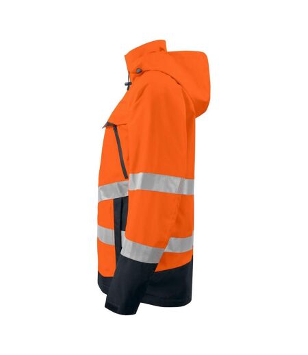 Mens Functional Reflective Tape Jacket Orange Black Projob