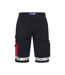 Mens Progression Work Shorts Grey Black Projob-4