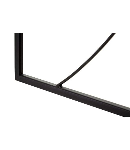 Déco Murale Encadrée en Métal 2 Mains 55cm Noir