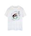 Disney Femme/Les femmes La petite sirène lisant un livre T-Shirt Boyfriend en coton (Blanc) - UTBI30983-1