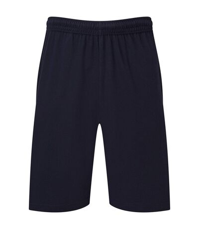 Mens Iconic 195 Jersey Shorts Deep Navy Fruit Of The Loom