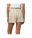 Short beige à rayures femme pieces chilli summer-2