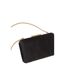 Womens/ladies brooke satin clutch bag one size black Dorothy Perkins