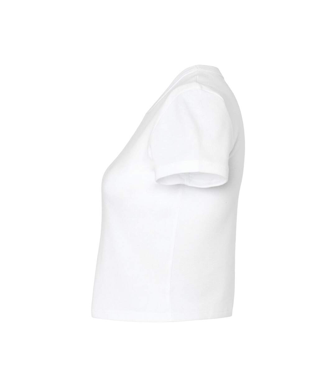 T-shirt Court Femme Blanc Uni Bella + Canvas-3