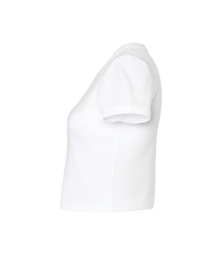 T-shirt Court Femme Blanc Uni Bella + Canvas