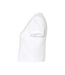 T-shirt Court Femme Blanc Uni Bella + Canvas-3
