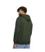 Mens Graphic Print Organic Cotton Drawstring Hoodie Green Jack And Jones-3