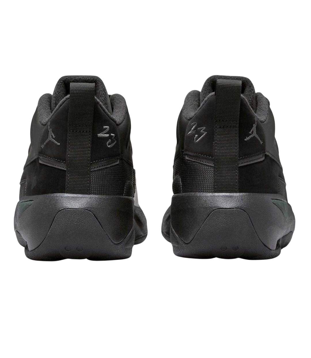 Mens Air Jordan Max Aura 7 Leather Basketball Shoes Black Grey Nike-3